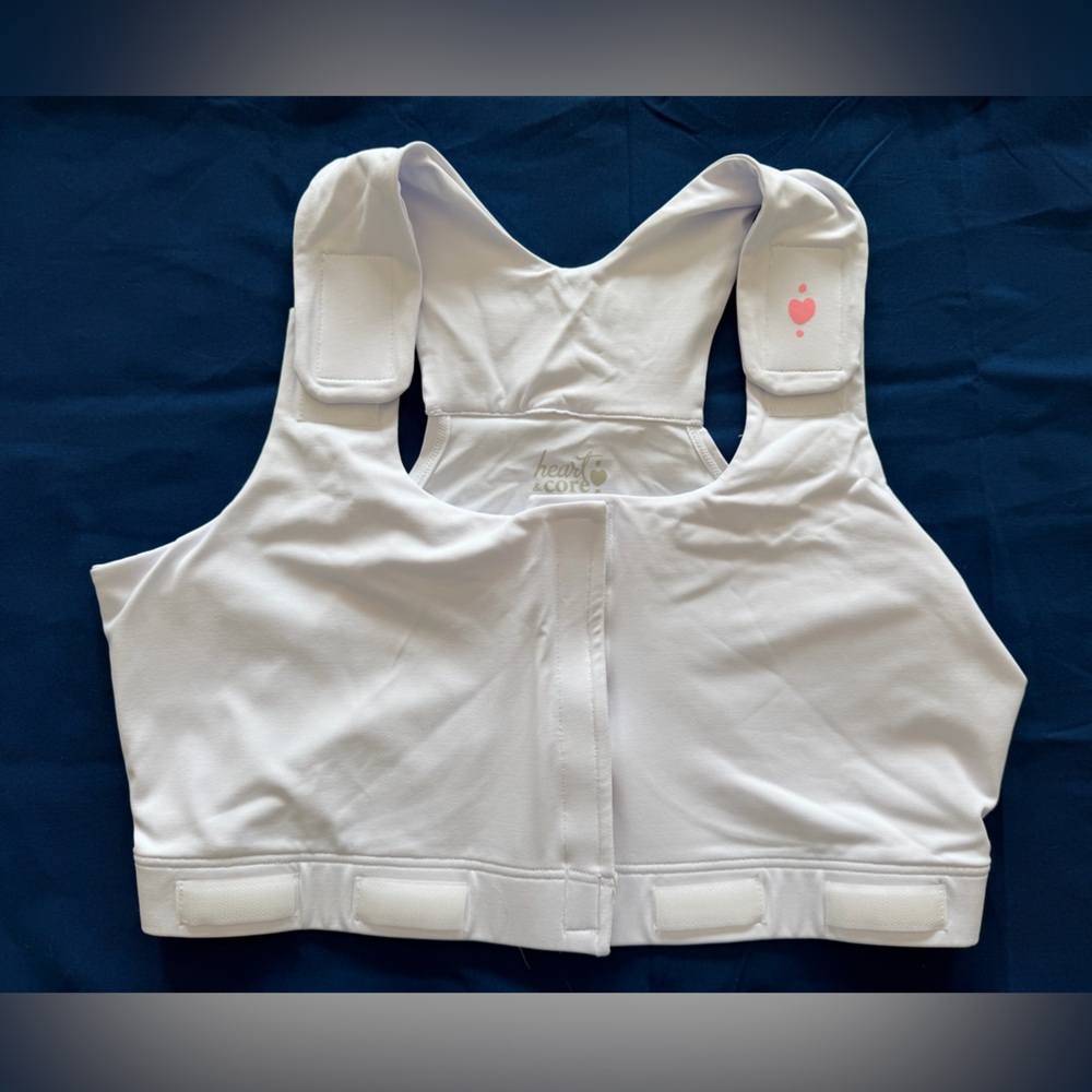 White Post-Surgical Bra